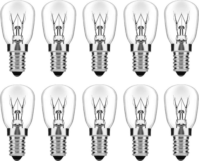 10x Gloeilamp Klein - E14 10 Watt