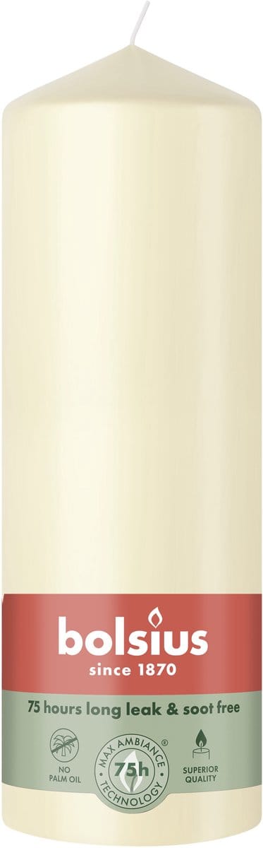 Bolsius Stompkaars 200/68 Soft Pearl (1 stuk)