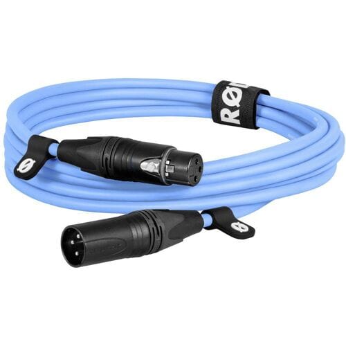 Rode XLR3M-B XLR Verbindingskabel 3 m Blauw