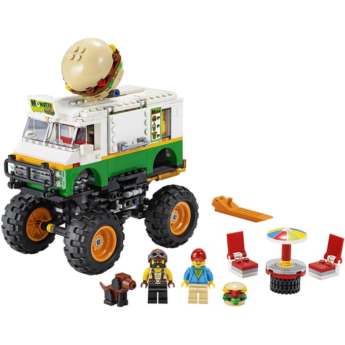 LEGO Creator: 3in1 Monster Hamburger Truck Bouwset (31104)