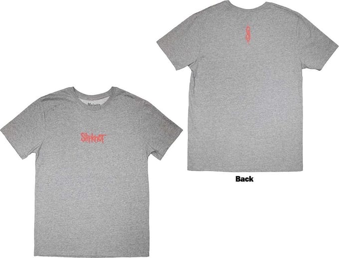 Slipknot - Mini Logo Heren Tshirt - XL - Grijs