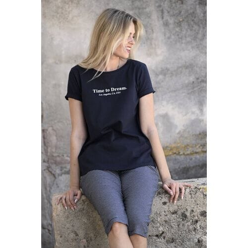 Ringella – Time To Dream – Pyjama – 6211203 – Blue Navy – Maat 48