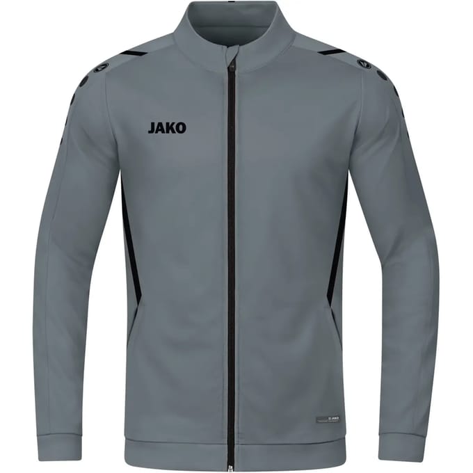 Jako Challenge Polyestervest Kinderen - Steengrijs / Zwart | Maat: 116