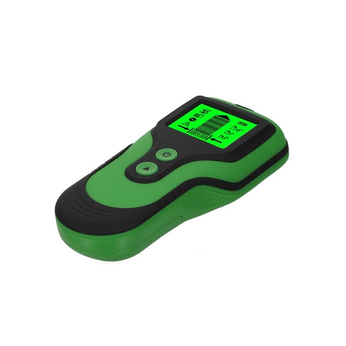 Stud Finder Sensor Wandscanner 3 in 1 Metaal/Spanning/Stud Detector met LCD-display voor Wood Live groen