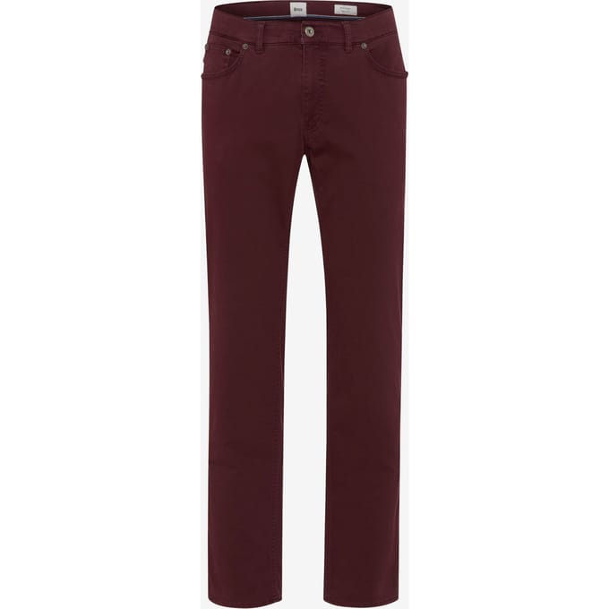 Brax Heren Jeans  Style COOPER MERLOT, donkerrood, maat 36/32