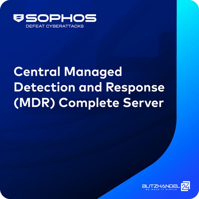 SOPHOS Central Managed Detection and Response (MDR) Complete Server 1 Jaar