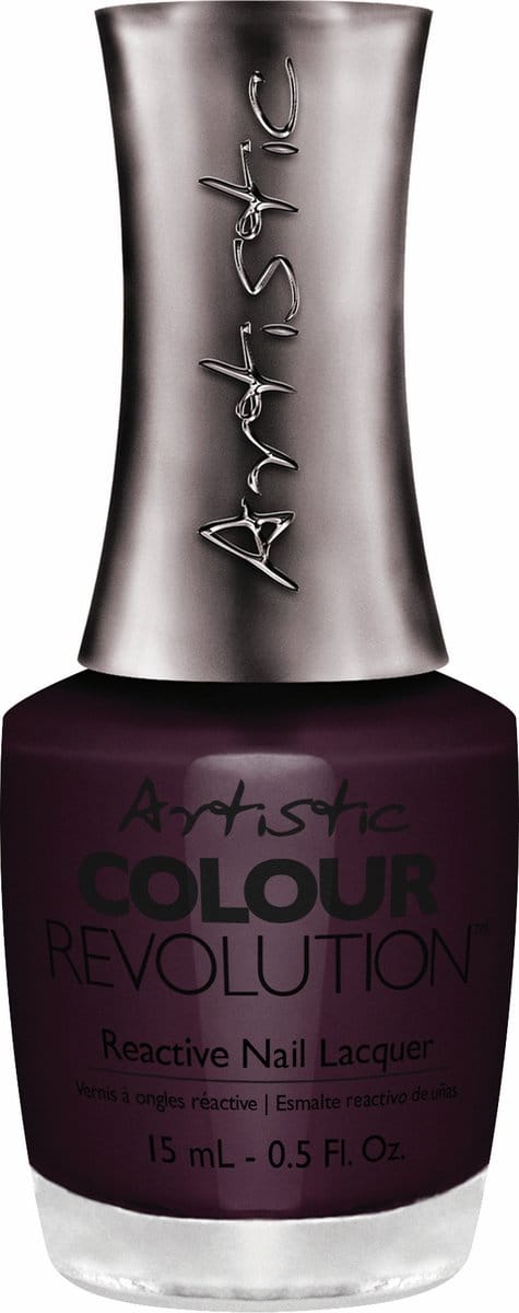 Artistic Nail Design Colour Revolution ' Heart Braker ' ( Aubergine Crème )