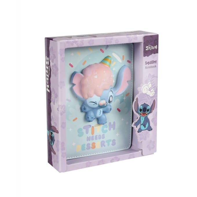 Disney Stitch Squishy 3D Notitieboek A5 Desserts