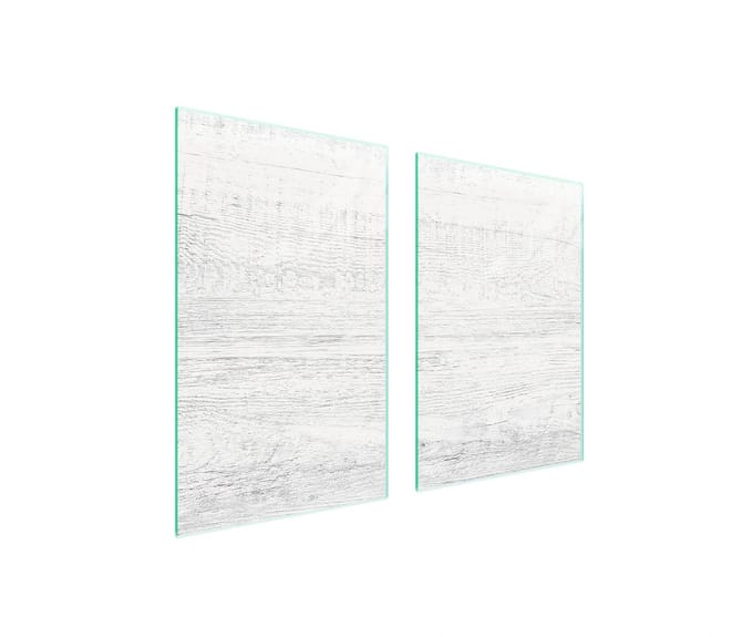 TMK ArtDeko - Beschermplaat Glas - 65x52 cm - Hout - Universeel