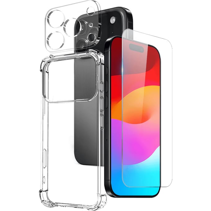 Northjo Apple iPhone 17 Pro Max Shockproof All-in-One Protection Transparant