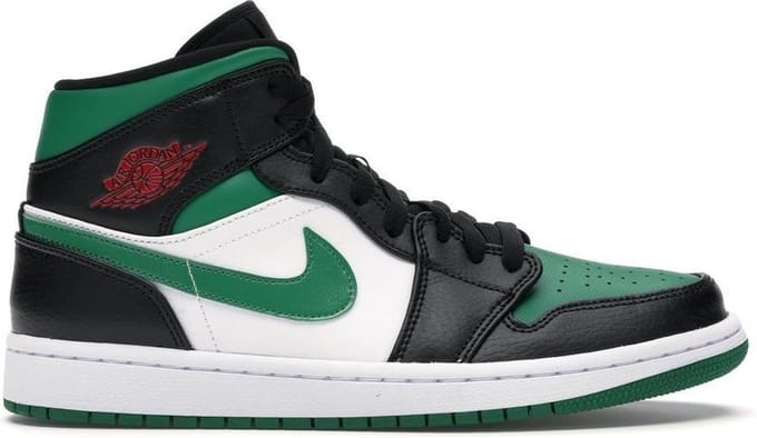 Nike Nike Air Jordan 1 Mid Green Toe - Sneaker