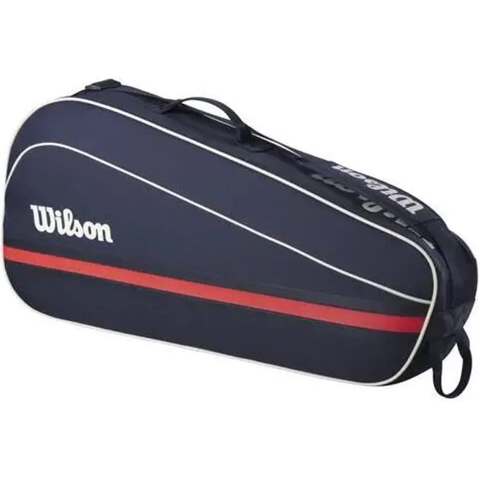 Tas voor 3 tennisrackets Wilson Team 2025