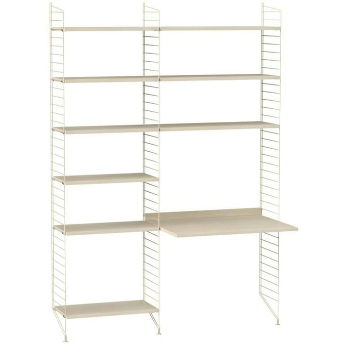 String Furniture - Floor Side Panel - beige - set van 2 - 200 x 30 cm