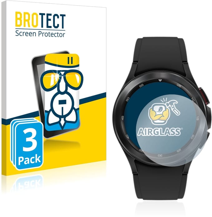 Screenprotector 3 Stuks voor Samsung Galaxy Watch 4 Classic (42mm) Beschermglas transparant