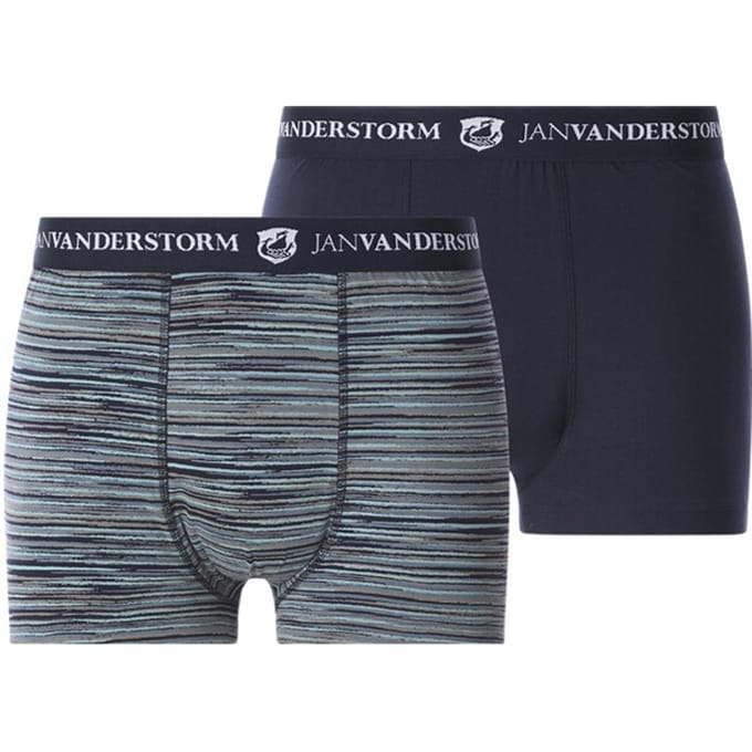 Jan Vanderstorm herren Hipsters, Set Van 2 - 07 - blauw - Plus Size