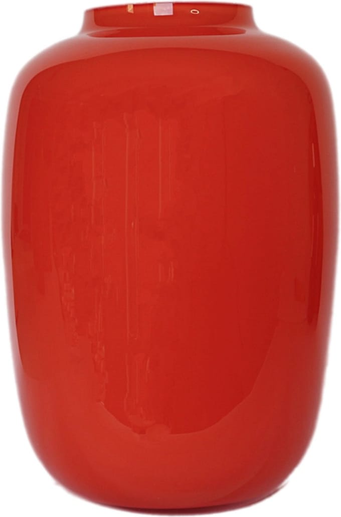 Orange Vaas Artic - vaas - oranje - Medium - Ø25 x H35 cm