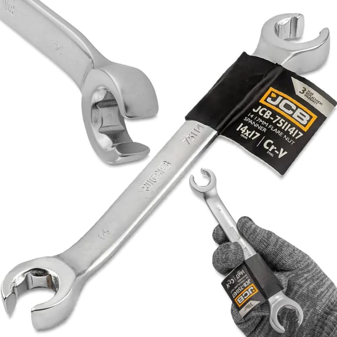 JCB - Ringsleutel - 6-kantig - 14x17 mm - Cr-V