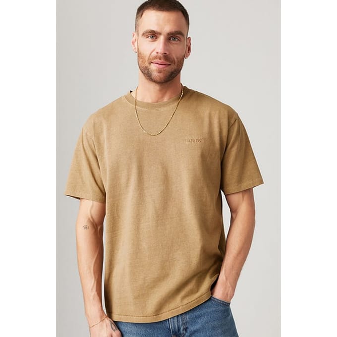 Levi's Red Basic T-shirt Beige Taglia: XS | Magliette basic Outlet | Uomo | Marrone