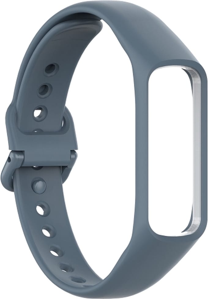Siliconen bandje - geschikt voor Samsung Galaxy Fit 2 - grijs