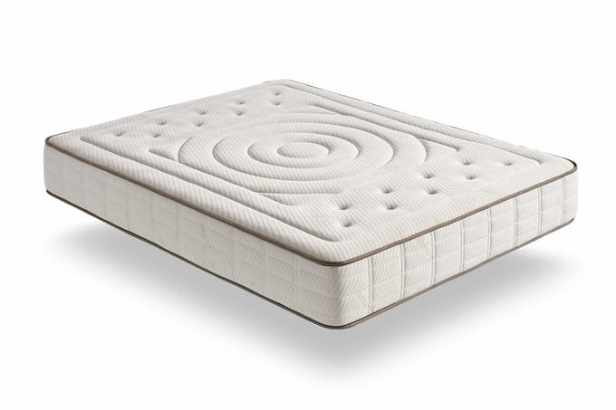 Cashmere Premier Viscosoft Matras - Ergonomisch - Dubbelzijdig - Wit - Hoogwaardige materialen - 27 cm dik - 9 rustzones