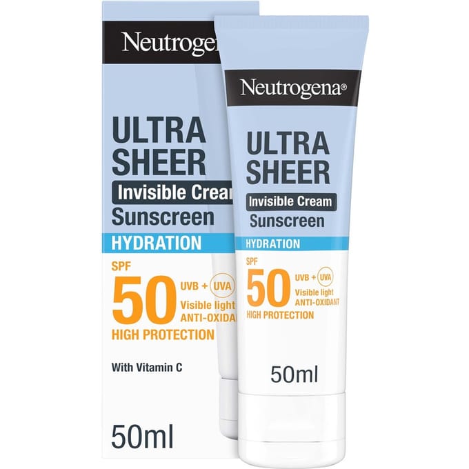 Neutrogena Ultra Sheer Onzichtbare Hydraterende Zonnecrème SPF50 50 ml