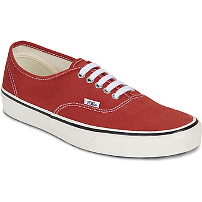 Vans Authentic Sneakers Dames - Rood - Maat 37 - Canvas