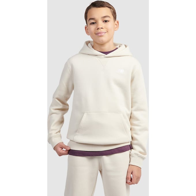 New Balance Brush Back Small Logo Kids Hoodie