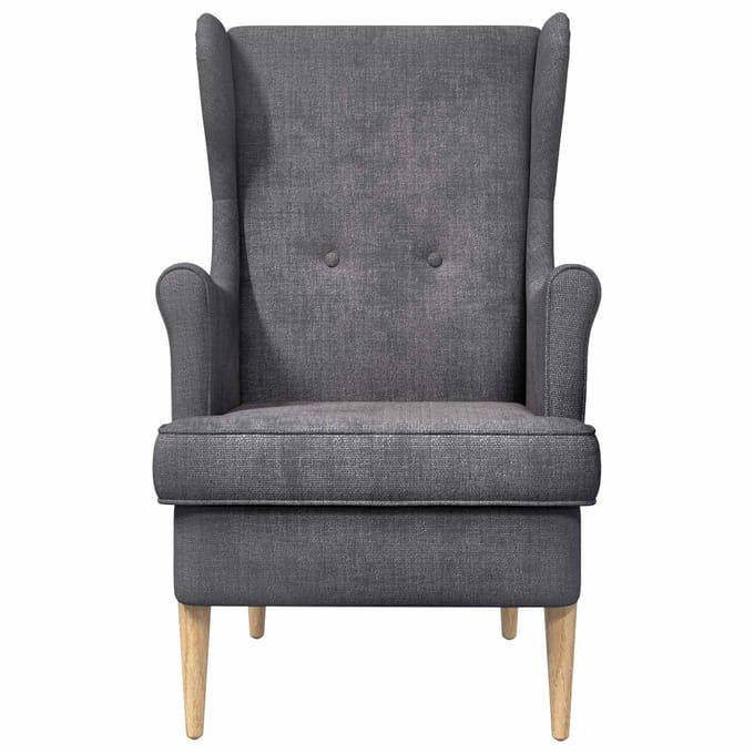 vidaXL - Fauteuil - Donkergrijs - ARES