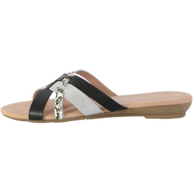 Platte sandalen The Divine Factory 161803