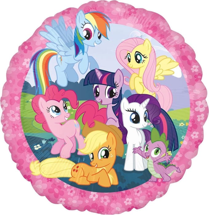 My Little Pony™ ballon van aluminium - Feestdecoratievoorwerp