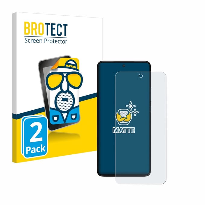 BROTECT - Screenprotector voor Motorola Moto G84 - Folie Beschermfolie matte 2 Stuks