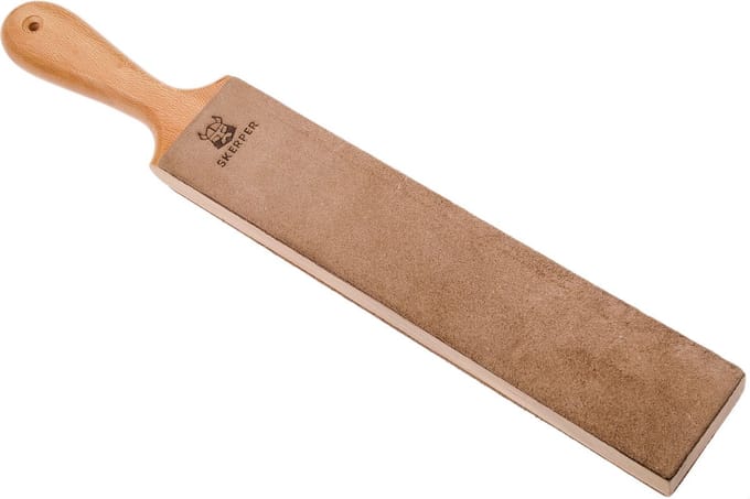 Skerper Stropping Paddle STP004 Dubbelzijdige Strop, Ruw Leer