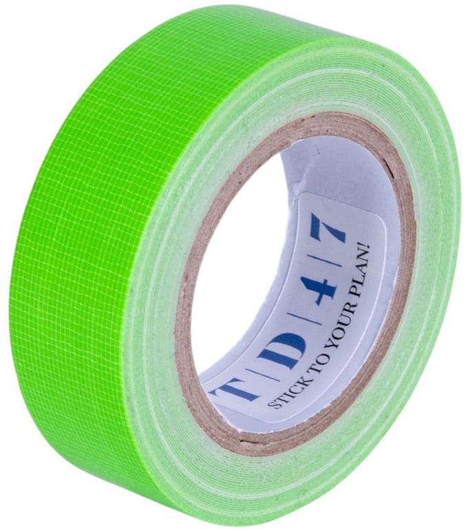 TD47 Gaffa Tape Fluor Minirol 19mm x 5m Groen