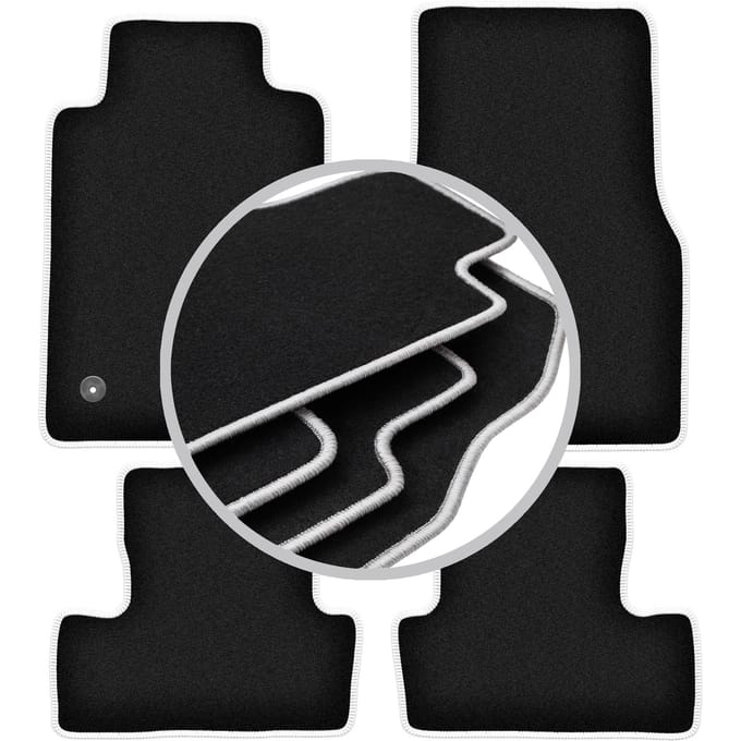 CARLUX-SILVER automatten voor: Ford Mustang MK5 coupé (2004-2014)
