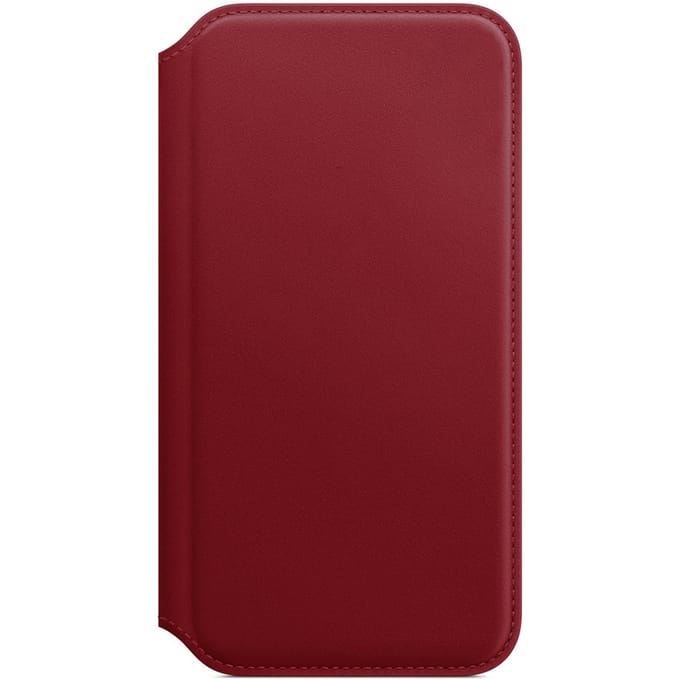 Leather Folio Bookcase voor de Apple iPhone X / Xs - Red