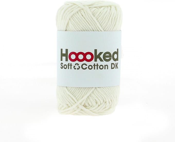 Soft Cotton DK 50g. Ibiza Ivory (wit)