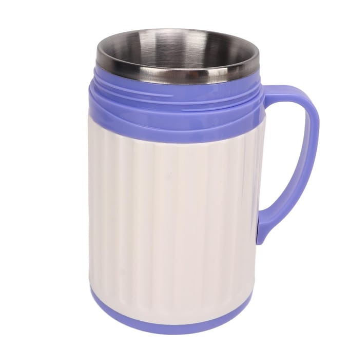 650ML Varkenssperma Collectie Isolatiebeker Roestvrij Staal Specimencontainer met Elastiek blue
