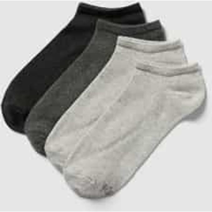 Sneakersokken met stretch in een set van 4 stuks