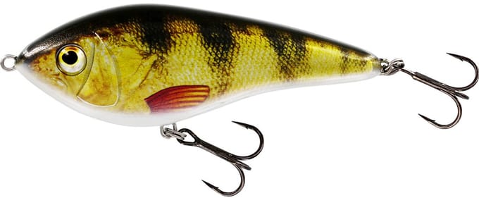 Westin Swim Glidebait - Low Floating - Real Perch - 10cm - 31g - Rood