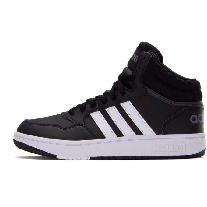 Adidas Kids Hoops 3.0 Mid Core Black Größe: 36 2/3 | Schuhe Outlet | kids | Schwarz