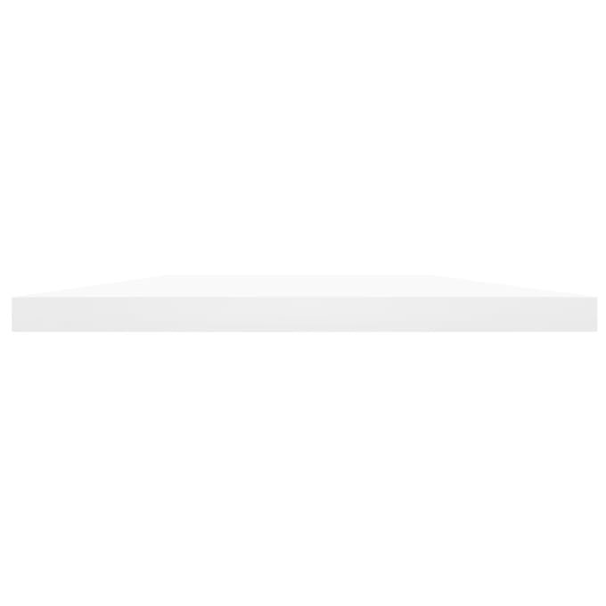 vidaXL - Wandschappen - 4 - st - 40x30x1,5 - cm - bewerkt - hout - wit