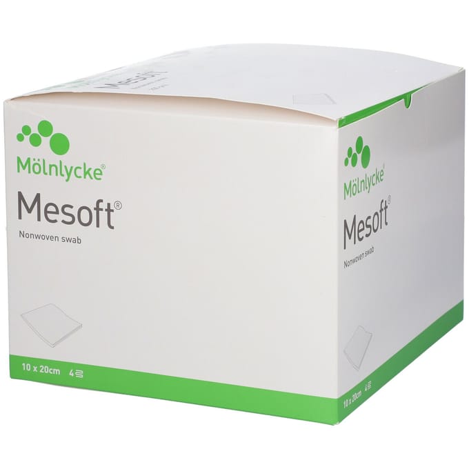 Mesoft® 4-Lagig 10 x 20 cm 156400 200 Compressen
