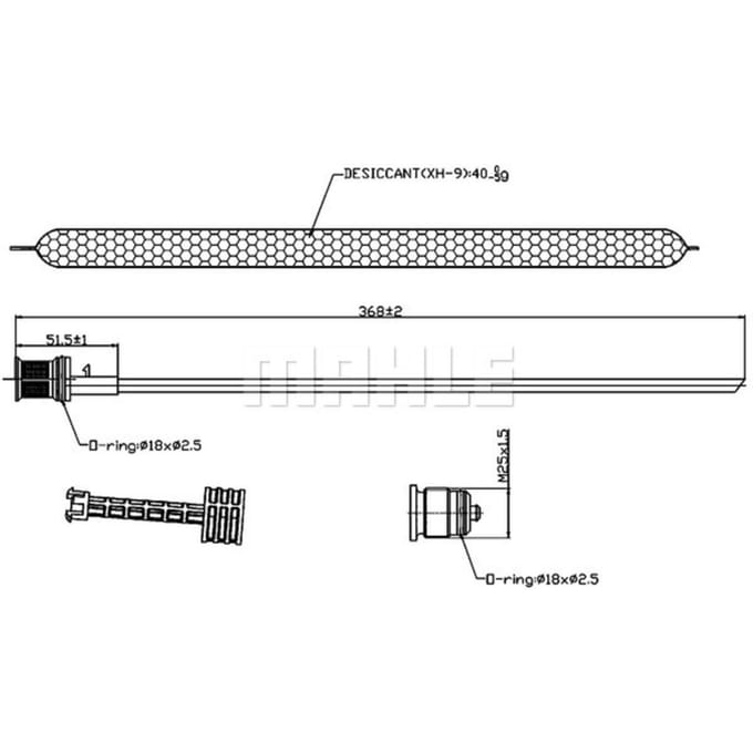 Droger, airconditioner MAHLE AD 89 000S