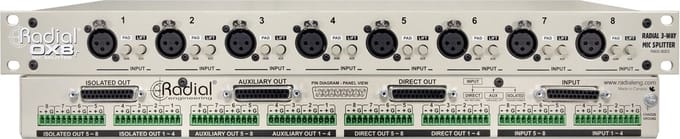 Radial OX8-r signaal-Splitter - Signaalsplitter