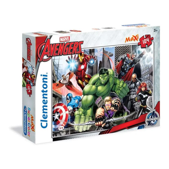 Clementoni - Puzzel - 104 Stukjes - The Avengers - Puzzel Voor Kinderen vanaf 3 Jaar