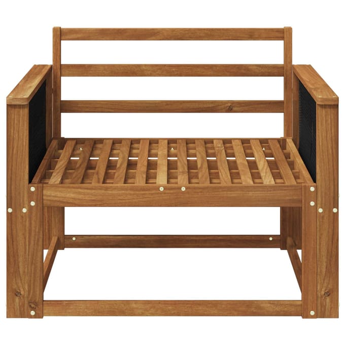 vidaXL - Buiten - Midden - Sofa - Massief - Acacia - Hout - Naturel
