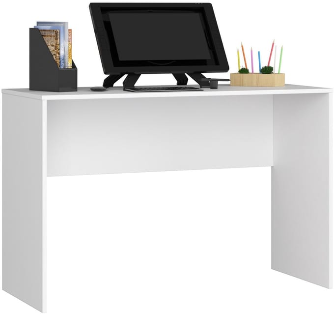 Bureau B-17 / Computerbureau / Computer Tafel / Vrijstaand Bureautafel / Wit / 120 x 79 x 50 cm
