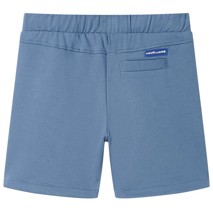 vidaXL - Kindershorts - met - trekkoord - 140 - donkerblauw