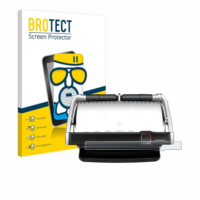 BROTECT - Screenprotector voor Tefal OptiGrill Elite XL - Folie Beschermfolie Beschermglas matte