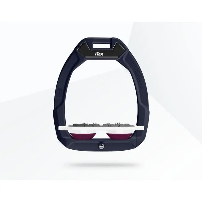 Plat Ultra Grip Veiligheidsbeugels Rood/Wit/Pruim Flex-On Safe-On